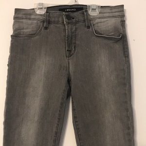 J BRAND GREY SKINNY JEANS